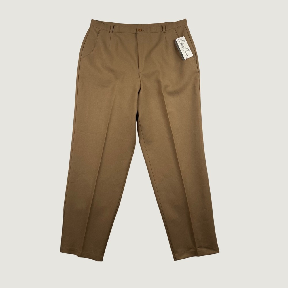 NWT Vtg Levi Strauss Co Bend Over Dress Pants Trouser Women USA 22W Tan Retro